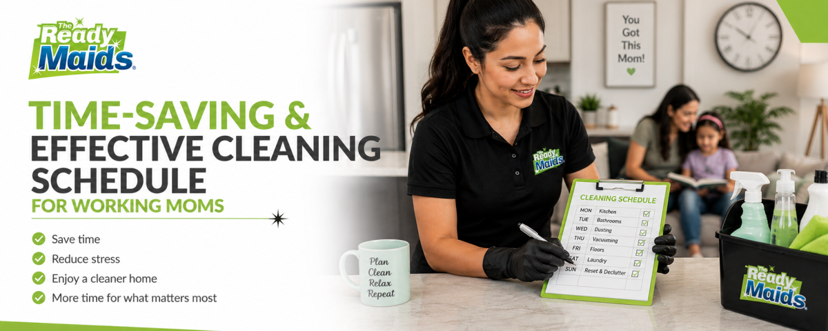 Cleaning Schedule for Working Moms