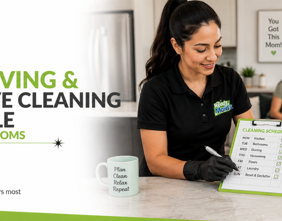 Cleaning Schedule for Working Moms